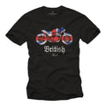Mens Union Jack Flag England T-Shirt UK Gifts For Men Black S-5XL