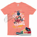 BROKE Shirt for J1 1 Mid Magic Ember Fire Red Taxi French Blue Multi Color Green