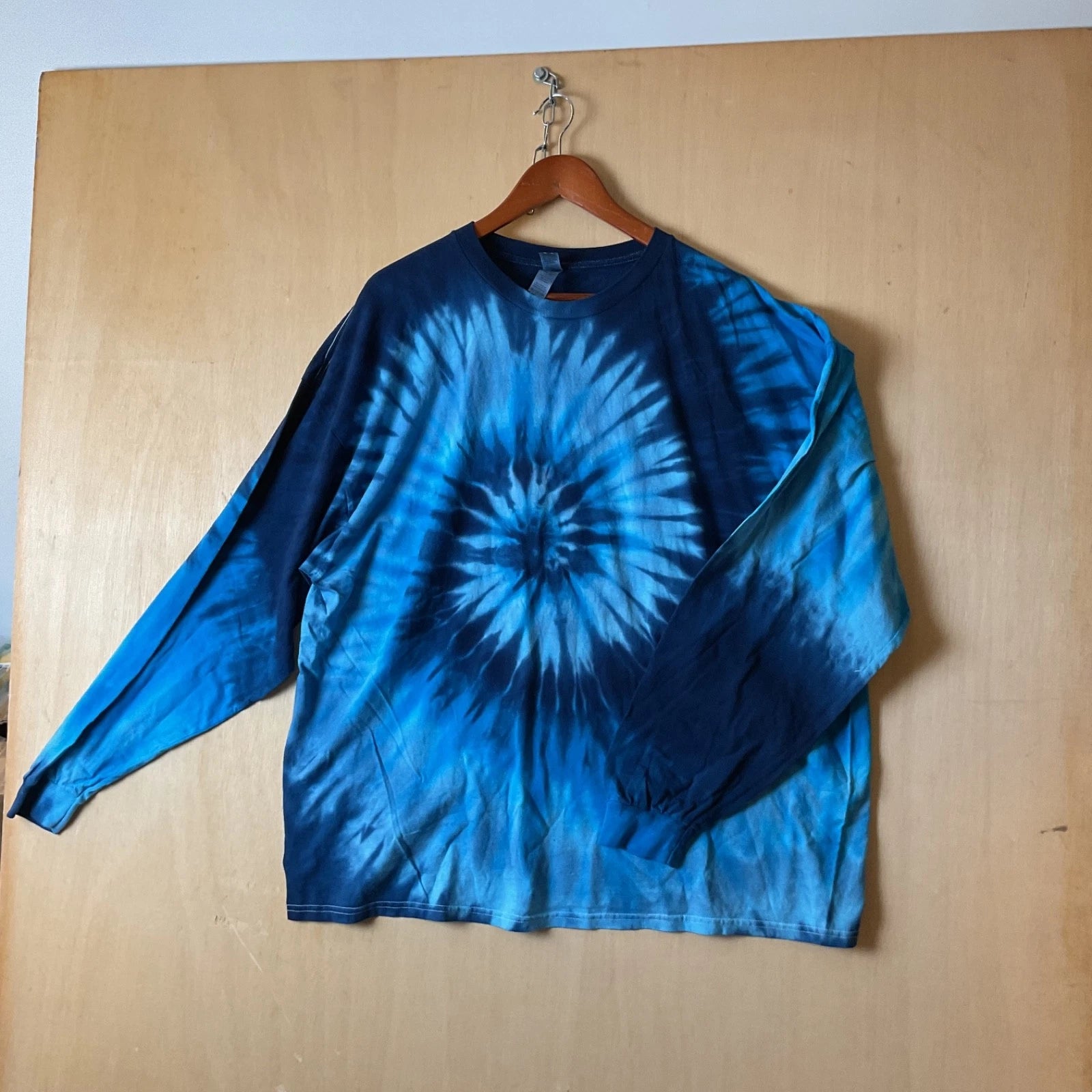 brand new prismatic, colorful, tie-dye T-shirts, long sleeve GILDAN brand size L