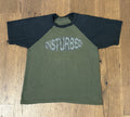 Vintage Y2K Disturbed T-Shirt 2000 Face Grunge Metal Rock Band Men’s L/XL