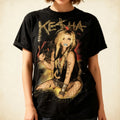 Kesha Get Sleazy 2011 Concert Tour Short Sleeve Black All Size Shirt