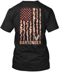Fashionable Proud Bartender - Tee T-Shirt Made in the USA Size S to 5XL