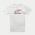 Alpinestars Always 2.0 Motorcycle Casual wear Men T-Shirt - White/Red/Black