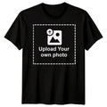 Custom Photo Upload Mens T-Shirt Personalised Your Photo Printed Tee