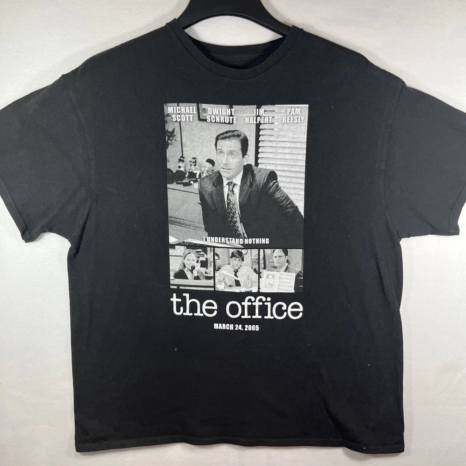 The Office black ripple junction graphic t shirt  March 24 2005 size XL