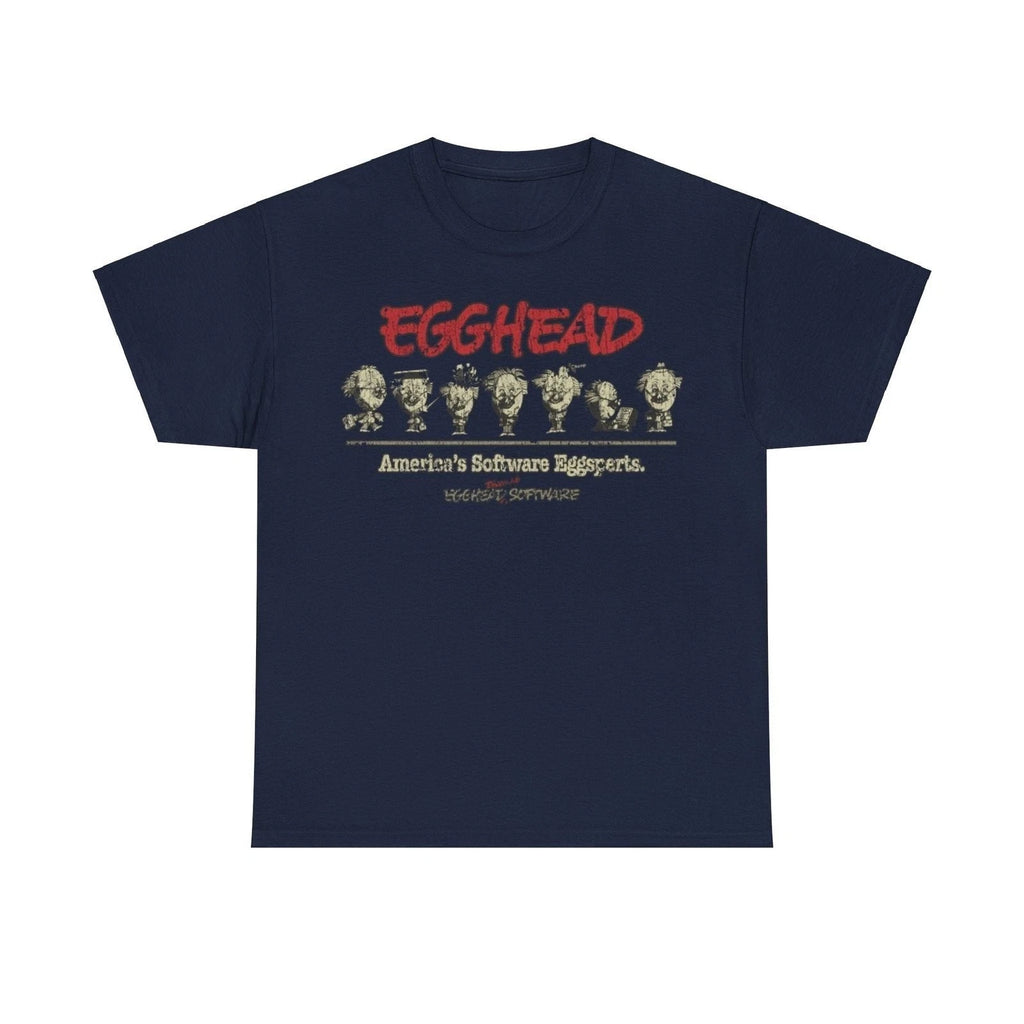 Egghead Software 1984 Electronics Store Distressed Print T-shirt