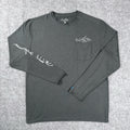 Salt Life SLX Live Salty Shirt Men’s XLG Gray Long Sleeve Uvapor Skull Graphic