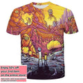 Funny Rick & Morty T-Shirt Double-Sided Unisex Adult Size Large Medium Small