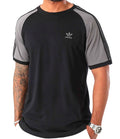 NEW MENS ADIDAS ORIGINALS 3-STRIPES CALIFORNIA TREFOIL TEE SHIRT ~LARGE  #IW5818