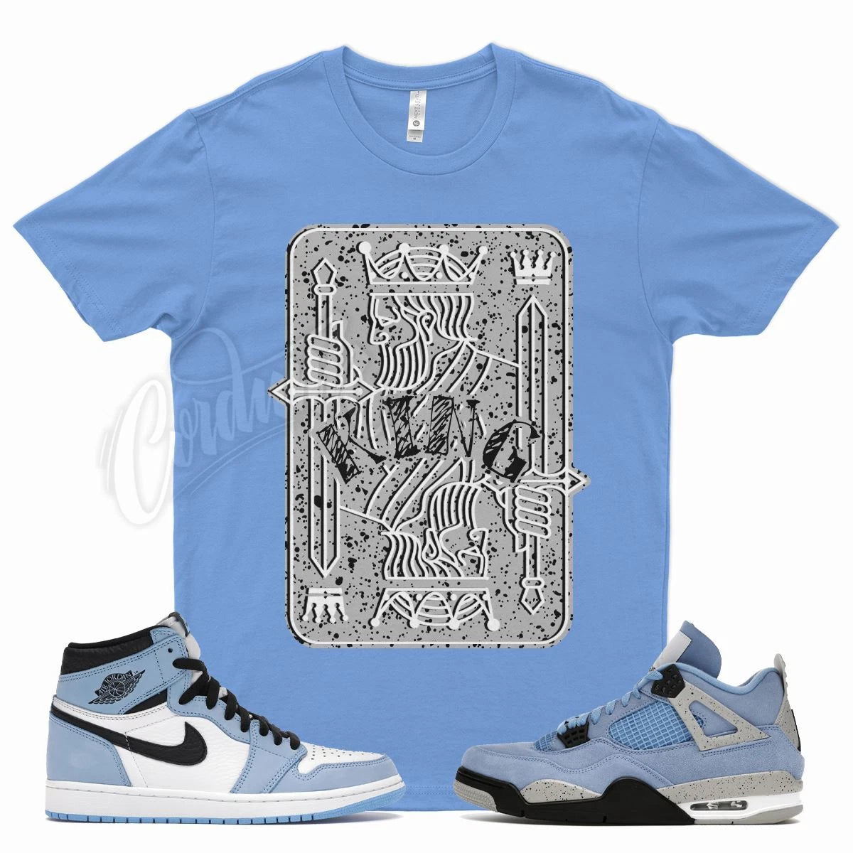 Carolina KING T Shirt for J1 4 University Blue 1 Hyper Royal UNC 1 3