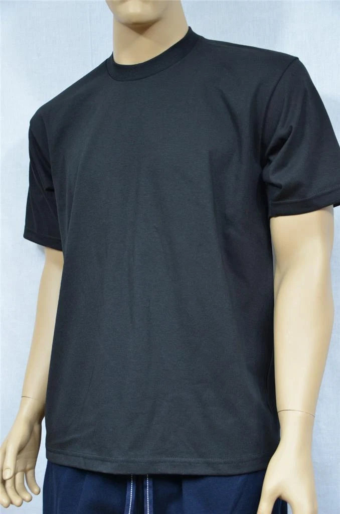 6 NEW PROCLUB 5XLT TALL HEAVY WEIGHT T-SHIRTS BLACK PLAIN TEE PRO CLUB BLANK 6PC