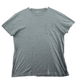 J.Crew Slim Fit Washed Men's Size XL Gray Anchor Print Crew-Neck T-Shirt