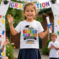 Kindergarten Graduate 2026 T Shirt, Custom Name School Graduation Gift