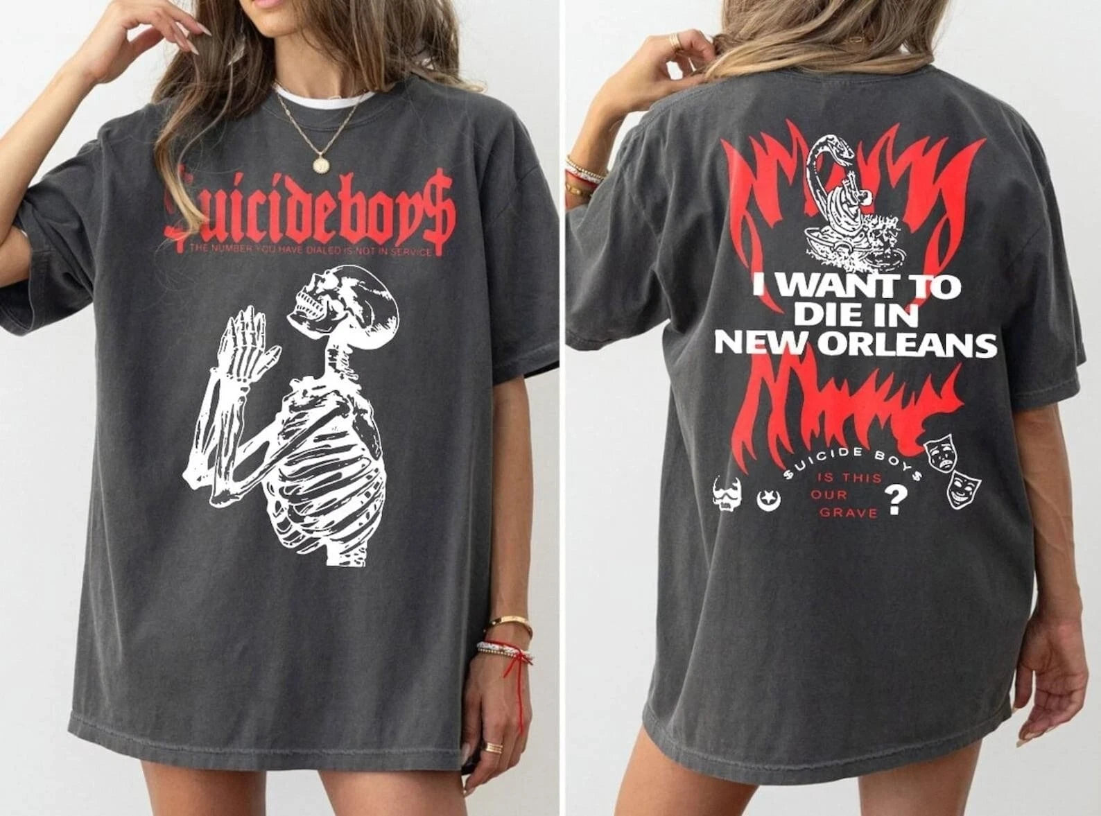 Suicideboys Hip Hop Shirt I Want To In New Orleans T-Shirt S-5XL