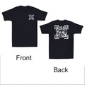 Fuc k You Q R Code Funny QR Code Joke Quote Front & Back Vintage Men's T-Shirt