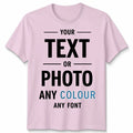 Personalised Unisex T Shirt Custom Your Image Or Text Activewear Sports Tee