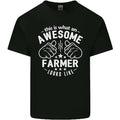 This Is What an Awesome Farmer Looks Like Mens Cotton T-Shirt Tee Top
