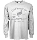 Ford Bronco Shirt Long Sleeve Mens Graphic Tees Bronco Accessories Dad Gifts