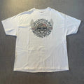 Vintage Harley Davidson Skull legendary Motorcycle white t-shirt western