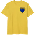 Personalised Curacao Flag Badge football T-Shirt, Custom Name and Number Tee