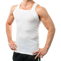 Different Touch Men's G-unit Tank Tops Square Cut Muscle Rib A-Shirts