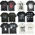 Melancholy Richie Rich ERD Sketch Graffiti Loose Casual Short Sleeve T-Shirt