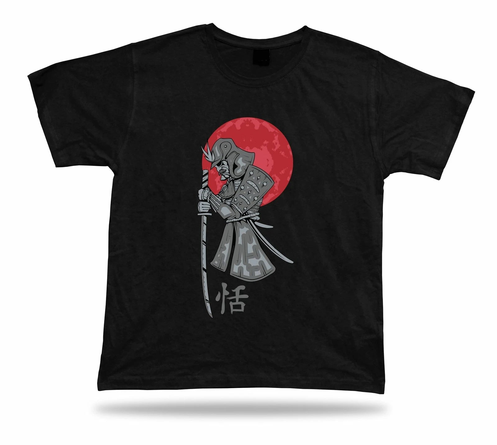 Samurai Ronin Chinese China Full Moon stylish tshirt design vector gift special