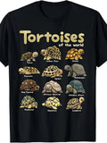 Tortoise Animals of the World Cute Reptile Turtle Lover T-Shirt.jpgSame Style fo