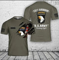Custom Name US Army 101st Airborne Division AOP 3D T-Shirt