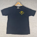 Yazbek Graphic Tee Men’s Black Inside Cafe Print Cotton XL Modern Streetwear