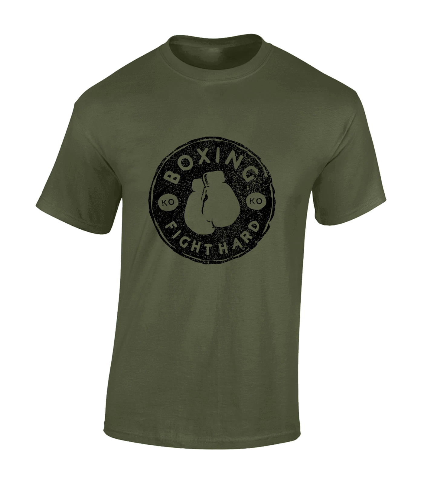 BOXING FIGHT HARD MENS T SHIRT DESIGN FOR BOXER TRAINING TOP MMA FIGHTER GIFT