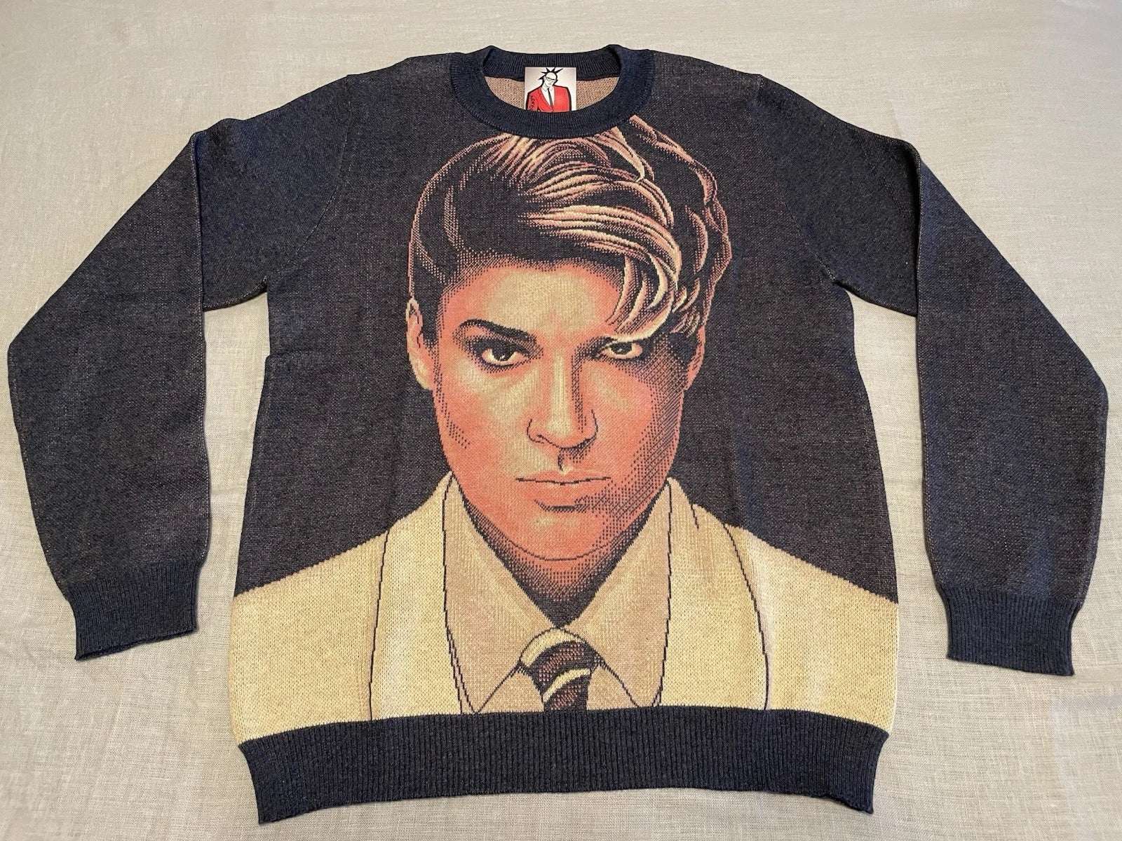Edwige Belmore  Sweater Cotton / Poly Blend  Gay Icon 80's Mathématiques Moderne