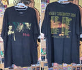 Hole Celebrity Skin Tour Concert Band Courtney Love 1999 Black T shirt 2 Side