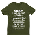 Funny Relationship T-Shirt – Sorry, I’m Already Taken by a Freaking Awesome