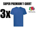Mens or older boys  Royal Blue T shirt top Fruit Of The Loom Size Small premium