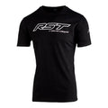 RST T-Shirt Race Department Logo Black White Motorcycle Casual Cotton