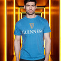 Guinness Gold Harp Premium Trademark 1759 Label Blue T-Shirt new in plastic 3XL