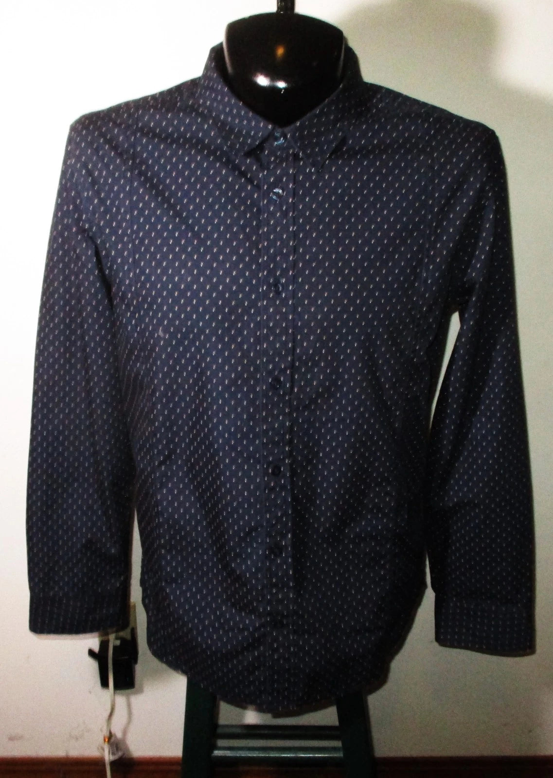 PRANA Blue "Slim Fit" Long Sleeve Shirt Men's Size L