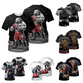 Animal Boxing Dog 3D Print Women Men Short Sleeve T-shirt Tops Casual Tee