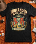 Humanoid Social Club Alien T-Shirt UFO Retro Sci-Fi Atomic Mid Mod Tee XS-5XL