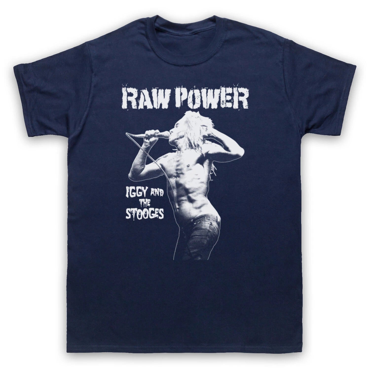 IGGY AND THE STOOGES UNOFFICIAL POP RAW POWER PUNK MENS & WOMENS T-SHIRT