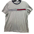 Tommy Hilfiger Shirt Mens Medium Spell Out Preppy Academia Everyday Streetwear