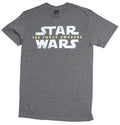 Star Wars Force Awakens Adult New T-Shirt - Simple Distressed Logo