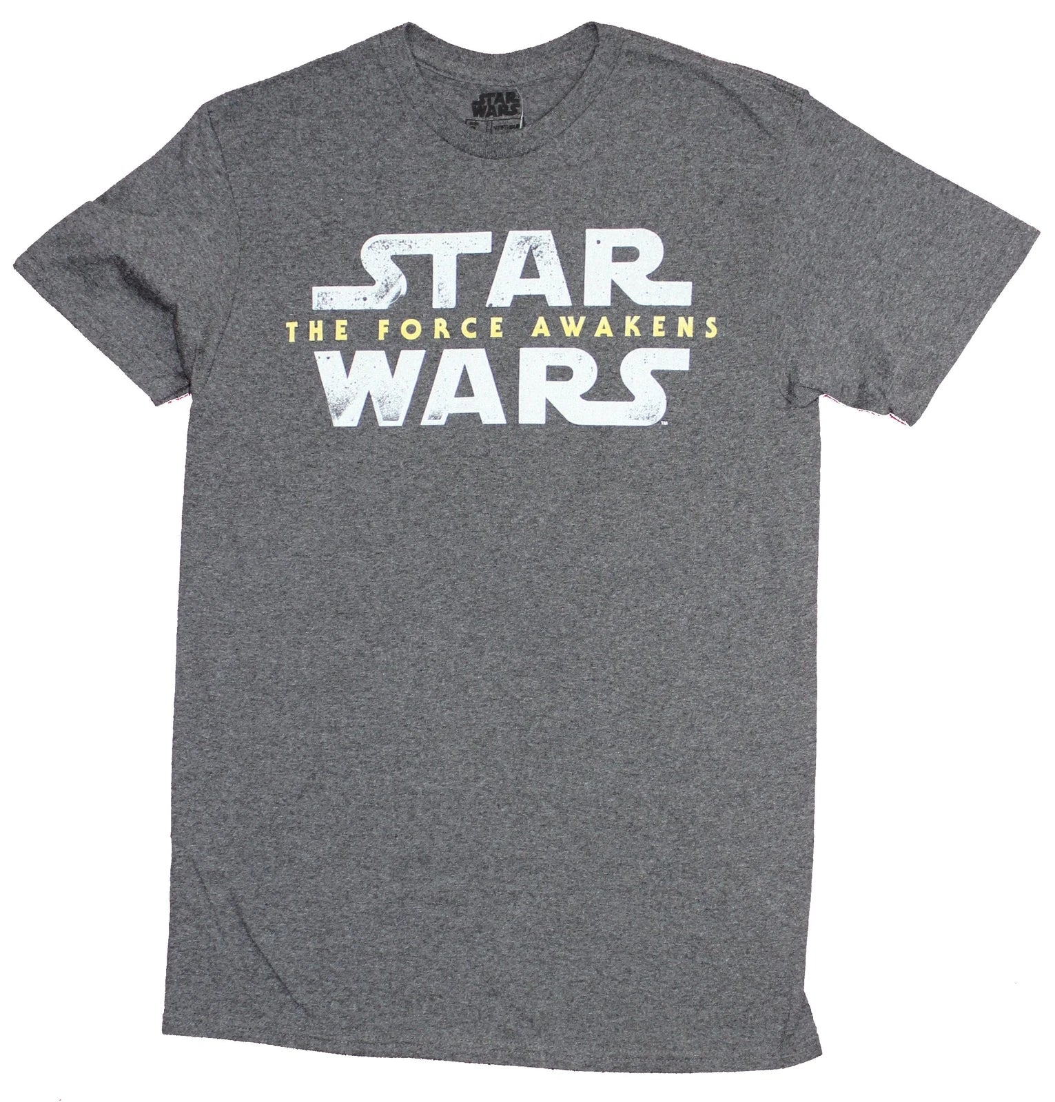 Star Wars Force Awakens Adult New T-Shirt - Simple Distressed Logo