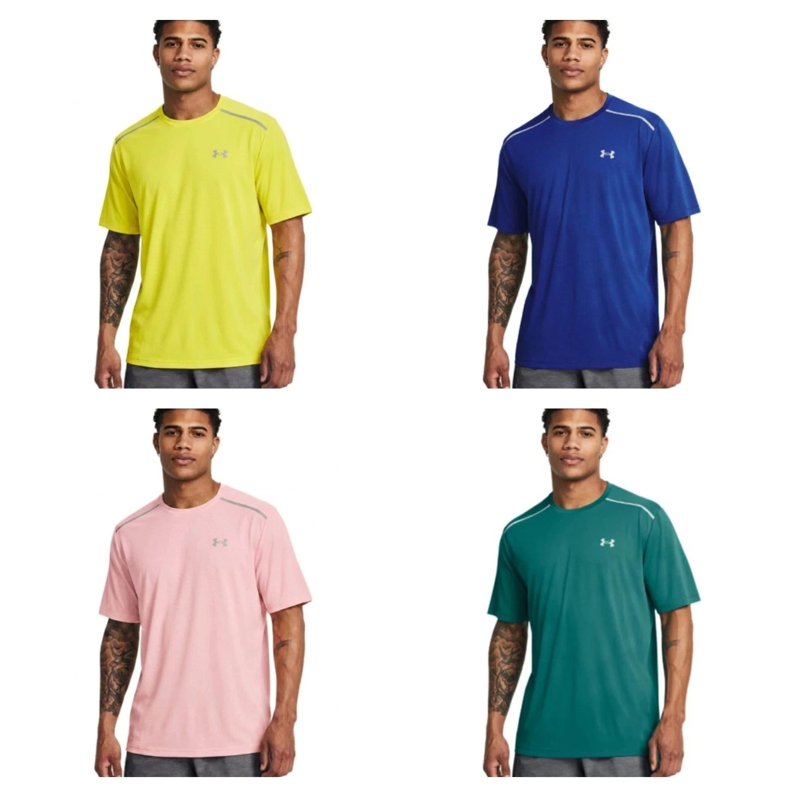 Under Armour Mens UA Tech Reflective Short Sleeve T-Shirt Sports,Running,Gym,Top