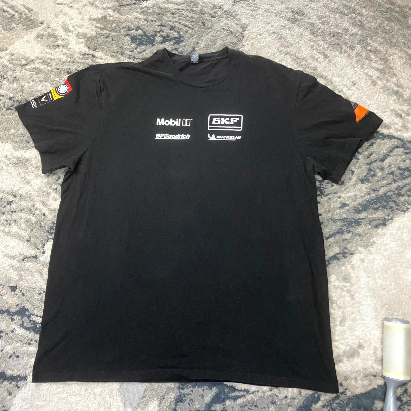 District Y2K  The Concert Tee T Shirt Men 2XL Black Cotton Graphic Vintage