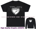 Eagle Talon Classic Car Logo Black Outline DigiRods Custom Car Black T Shirt