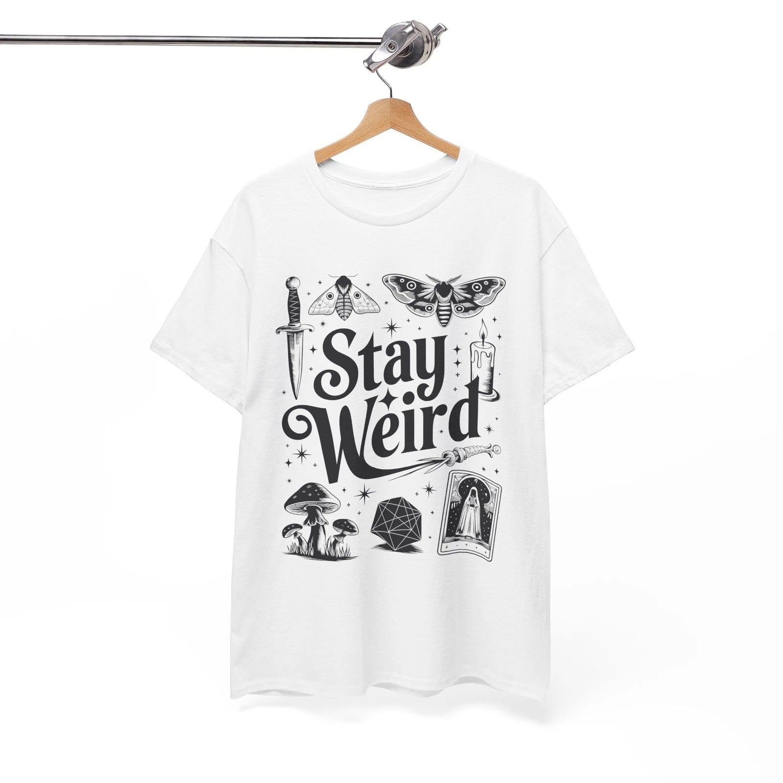 Funky & Fun T-Shirt | Stay Weird & Be Creative Tee | STAY WEIRD Shirt