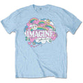 John Lennon Rainbows, Love & Peace T-Shirt Blue New