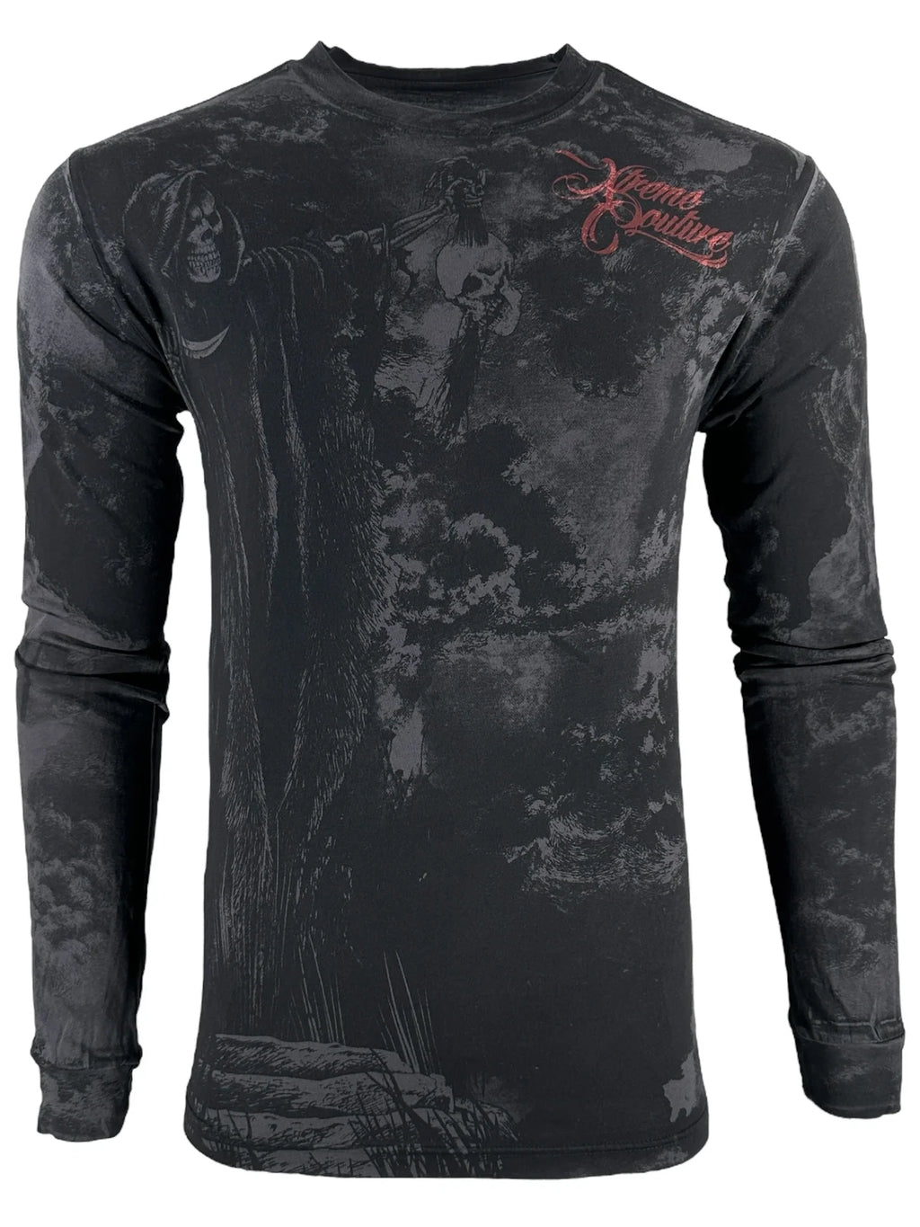 Xtreme Couture by Affliction Men's T-Shirt Rain Skull Biker S-4XL